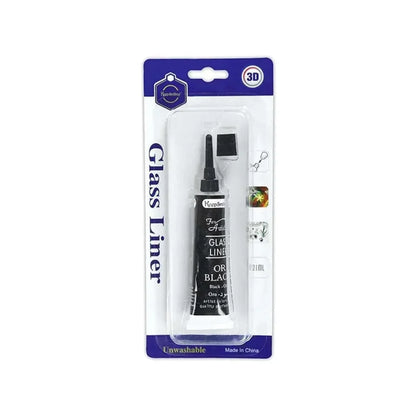 21ml Glass Liner Painting Tubes – Gold, Silver, White, Black