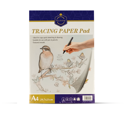 Keep Smiling Tracing Paper Pad - 40 Sheets, 60GSM, A4 Size