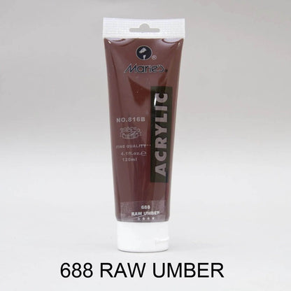 Acrylic Color / Paint 75ml Tube Maries - Use for Canvas, Paper, Wood, Fabric