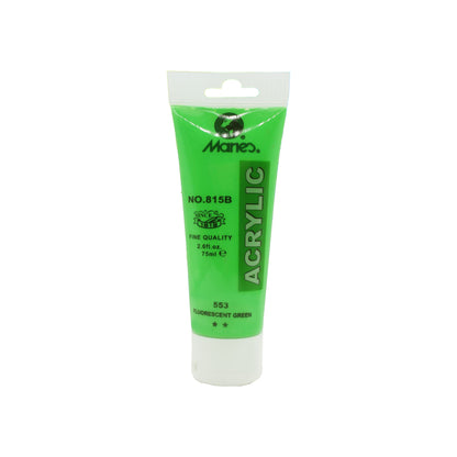 Acrylic Color / Paint 75ml Tube Maries - Use for Canvas, Paper, Wood, Fabric