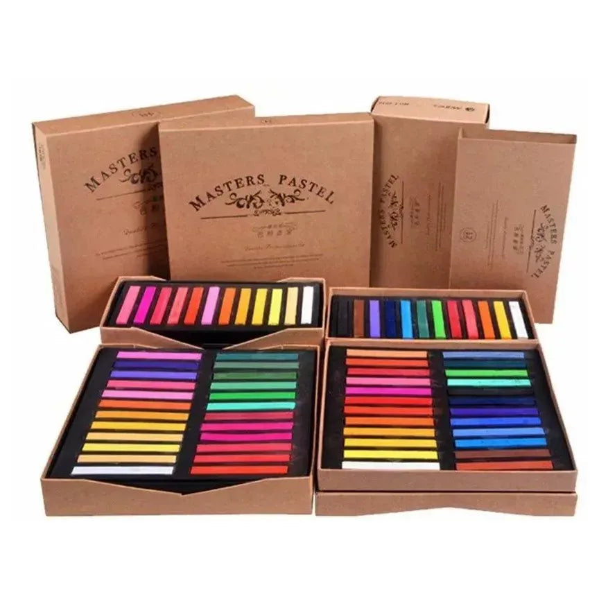 Maries Professional Soft Pastels: Artist-Grade Chalk Set in 12, 24, 36, 48 Colors