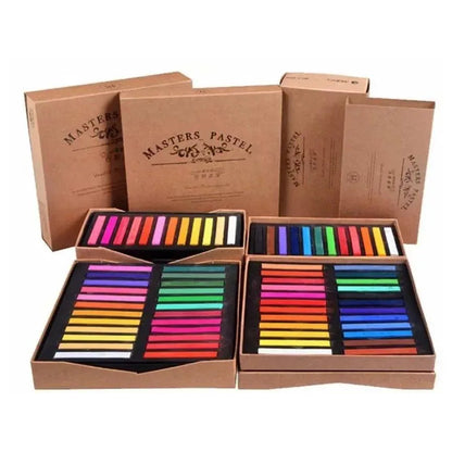 Maries Professional Soft Pastels: Artist-Grade Chalk Set in 12, 24, 36, 48 Colors