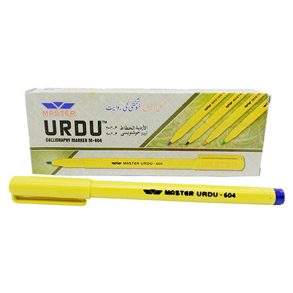 Masters Urdu Marker 604 for Calligraphy - Pack of 10