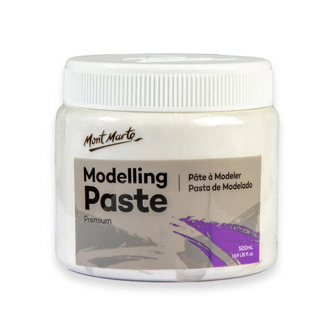 Mont Marte 500ml Modelling Paste: Create Stunning Textures in Your Artwork