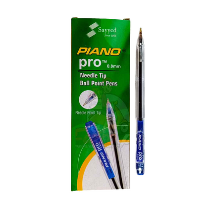 Piano Pro Ball Pen - Pack of 10, Smooth Writing & Durable Tip