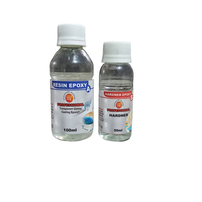 Resin Art Epoxy Kit 150g: Crystal Clear Liquid, 2:1 Ratio for Art, Craft & Coating