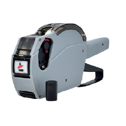 Saguan 8-Digit Price Tag Machine Labeller with Label Stickers Roll & Ink Roller - Multicolour