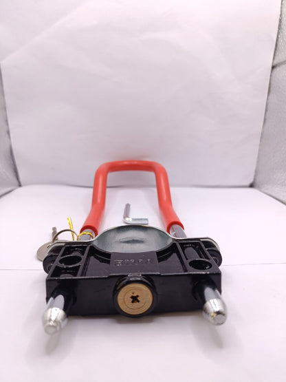 Advanced Bike Security: Universal Front Wheel Lock & Belta Motorcycle Shock Lock
