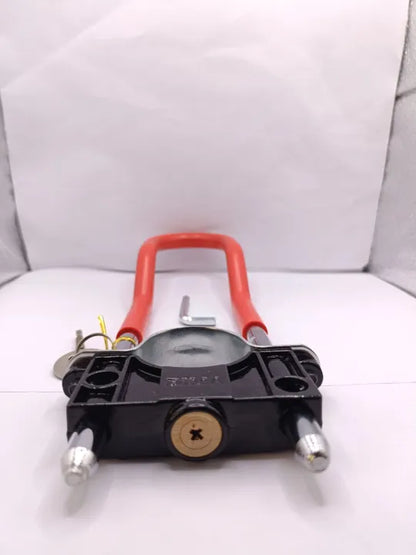 Advanced Bike Security: Universal Front Wheel Lock & Belta Motorcycle Shock Lock