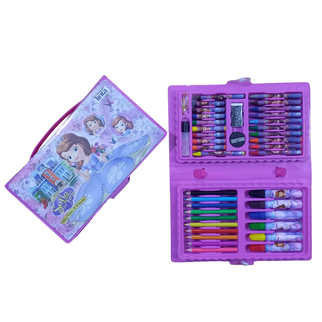 Sofia MultiColor 86 PCS Kit with Button Box: Best Quality Crafting Set for Creative Projects