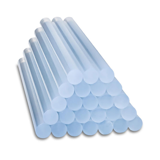 Pack Of 25 - 11mm Sticks For Large Glue Gun Transparent - Length 20cm