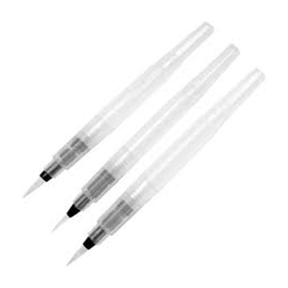 Pack of 3 Refillable Soft Watercolor Pens – For Painting, Calligraphy