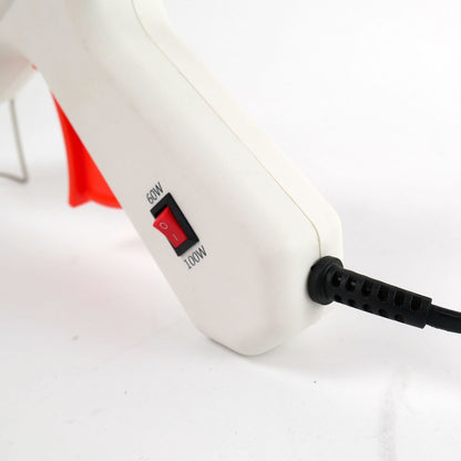 2-in-1 Hot Glue Gun with Fast Heat-Up, Dual 60W/100W Modes, Anti-Drip Nozzle, and Heat-Resistant Cap – Perfect for Home, Office & Industrial Use