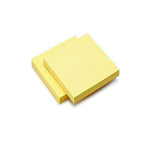 Sticky Note Pad 100 Sheets 3x3 Inches - Bright Yellow for Quick Reminders