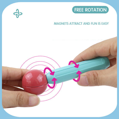 Magnet Toys Magnetic Rods and Balls - Creative Building Set for Kids to Enhance Motor Skills and Spatial Reasoning