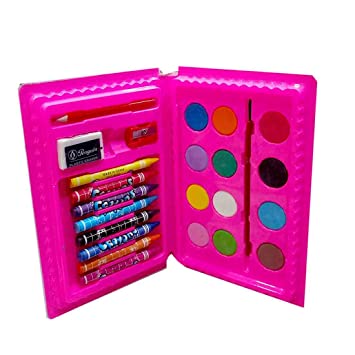 24PCS Multi-Color Coloring Kit with Button Box – Professional Drawing and Painting Set