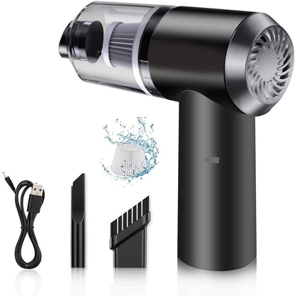 Vacuum Cleaner + Blower 3 in 1 - Rechargeable Cordless Handheld Mini Vacuum for Car, Sofa, Carpet & Home Cleaning