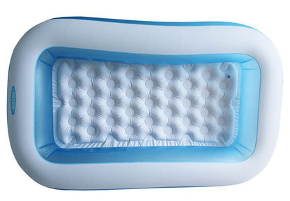Intex 57403 Rectangular Pool – 66" x 40" x 10" – Inflatable Kids Swimming Pool
