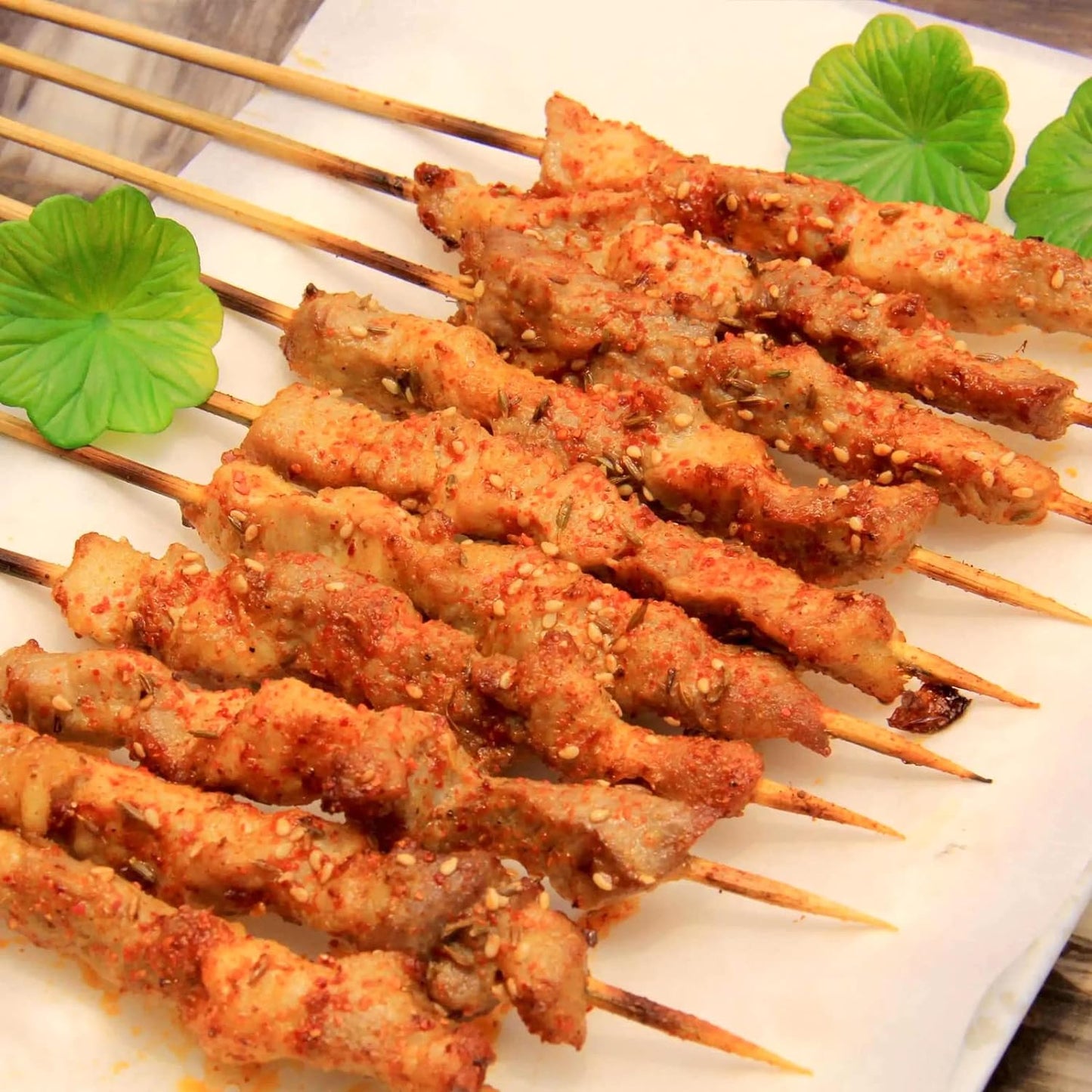 Pack of 70 - Bamboo Shashlik Sticks - BBQ Sticks - 6 Inch Length