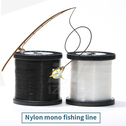 Monofilament Fishing Line 23 LBS Invisible Thin Diameter 0.50 Monofilament Fishing Line Fishing Wire String, Clear