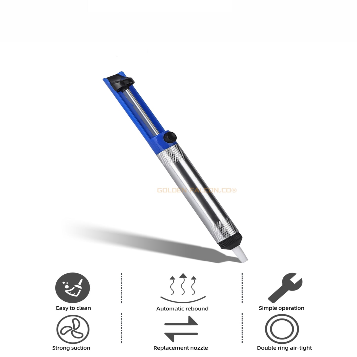 Aluminum Desoldering Pump Tool for BGA and SMD Rework Stations