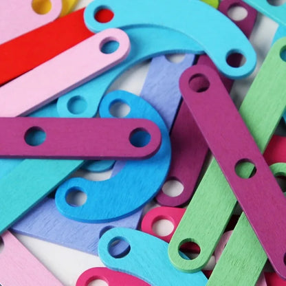 Wooden Nail Board Toy Set, Pegboard Toy, Peg Board Game, Peg Board for Toddlers, Peg Board for Kids, Peg Board for Preschoolers, Peg Board for Learning, Peg Board for Early Childhood Development