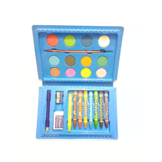 24PCS Multi-Color Coloring Kit with Button Box – Professional Drawing and Painting Set