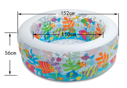 Intex 58480 60" x 22" Little Otter Inflatable Kiddie Pool