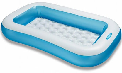 Intex 57403 Rectangular Pool – 66" x 40" x 10" – Inflatable Kids Swimming Pool