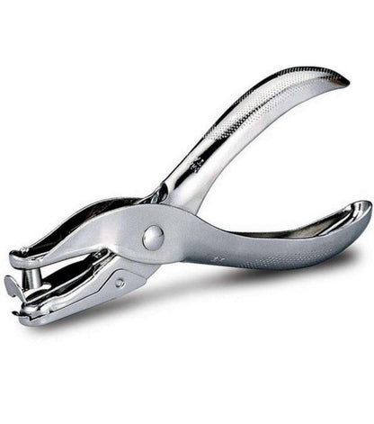 Single One Hole Punch Machine - Silver