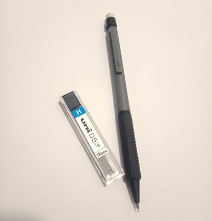 Clutch Pencil 0.5 mm With 12 leads, Pencil With Eraser