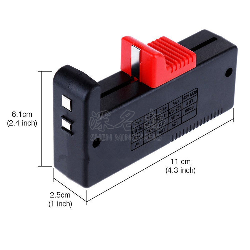 Digital Battery Tester BT168D – LCD Display for AA, C, D, 9V & 1.5V Button Cell Capacity & Voltage Testing