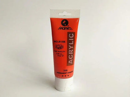 Acrylic Color / Paint 75ml Tube Maries - Use for Canvas, Paper, Wood, Fabric