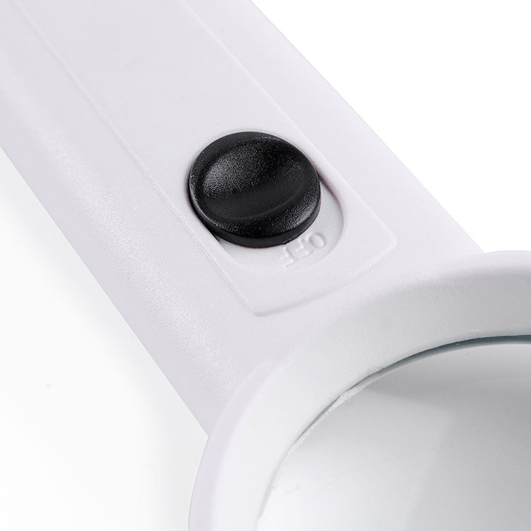 Magnifying Glass 5X Handheld  With 2 LED Lighting Visual Impairment