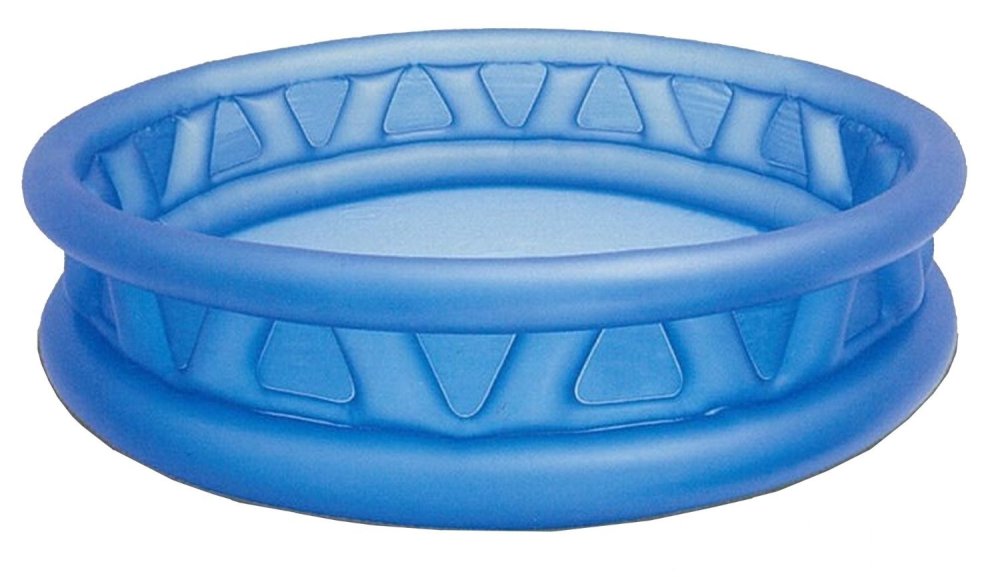 58431 + 74" x 18" Soft Side + Sunset Glow Inflatable Swimming Pool for Kids