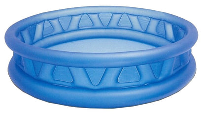 58431 + 74" x 18" Soft Side + Sunset Glow Inflatable Swimming Pool for Kids