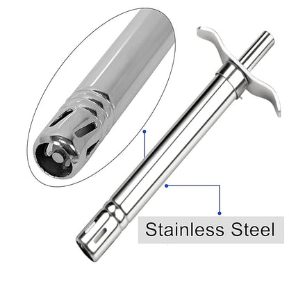 Kitchen Gas Lighter - No Refill Needed | Metallic Spark Lighter with Free Knife