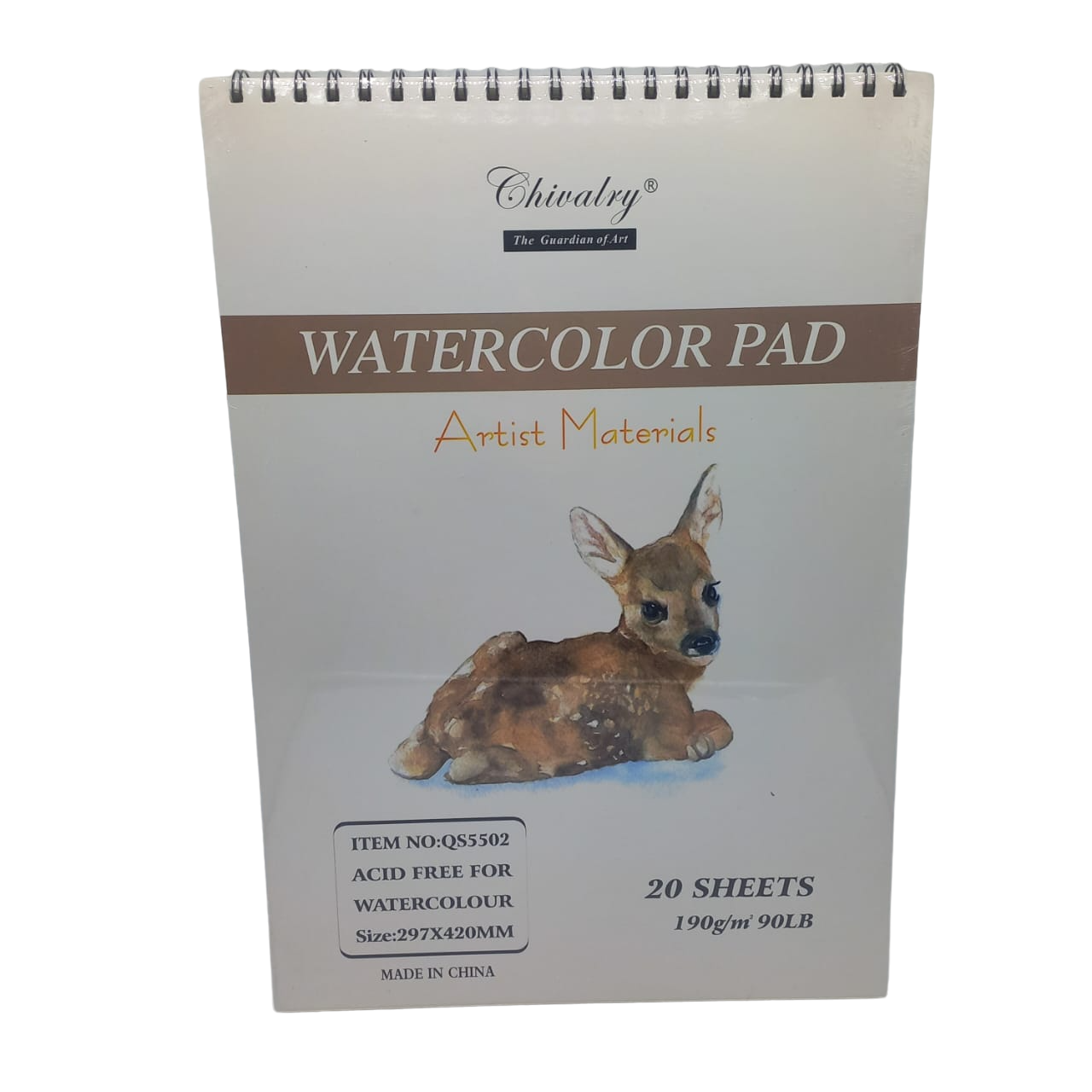 Chivalry Watercolor Pad For Artist A3/A4 Size 20 Sheets 190gsm