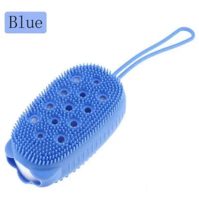 Silicone Body Bath Brush - Soft Exfoliating Scrubber for Gentle Cleansing
