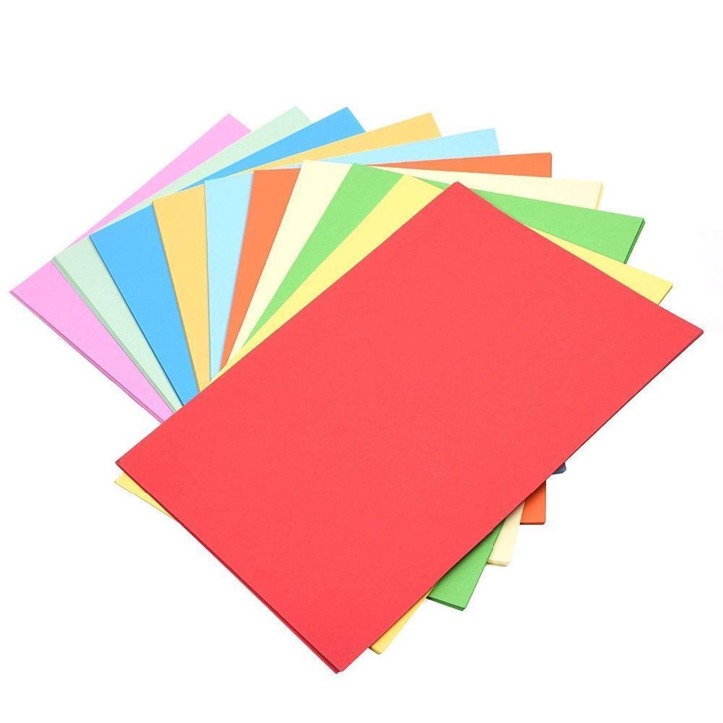Color Paper 100 Sheets, Multi-Color Assortment - A4 Size for Crafts and Projects